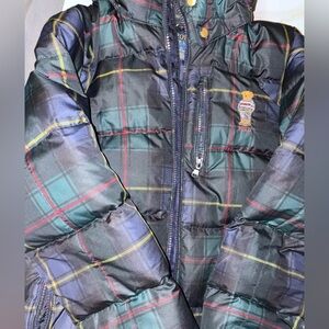 Polo by Ralph Lauren Kids Plaid Puffer Jacket - Black, Blue, Red, Yellow